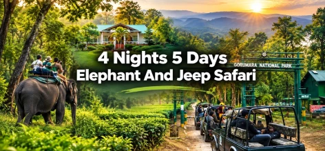 4 Nights 5 Days Elephant And Jeep Safari